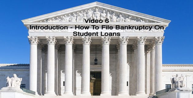 Introduction on How To File Bankruptcy for Student Loans