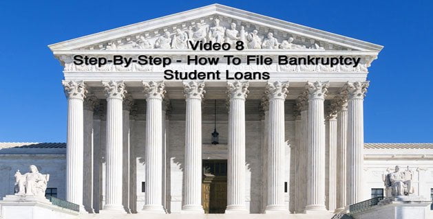 How To File Bankruptcy for Student Loans